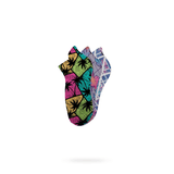 Confezione di Calzini alla Caviglia Fantasia Geometrica