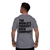 T-Shirt in Cotone Organico 'The World's Funkiest Sock Company'