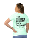 T-Shirt in Cotone Organico 'The World's Funkiest Sock Company'