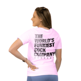 T-Shirt in Cotone Organico 'The World's Funkiest Sock Company'
