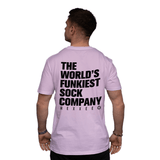 T-Shirt in Cotone Organico 'The World's Funkiest Sock Company'
