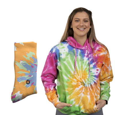 Combo Felpa & Calzini Aurora Tie-Dye