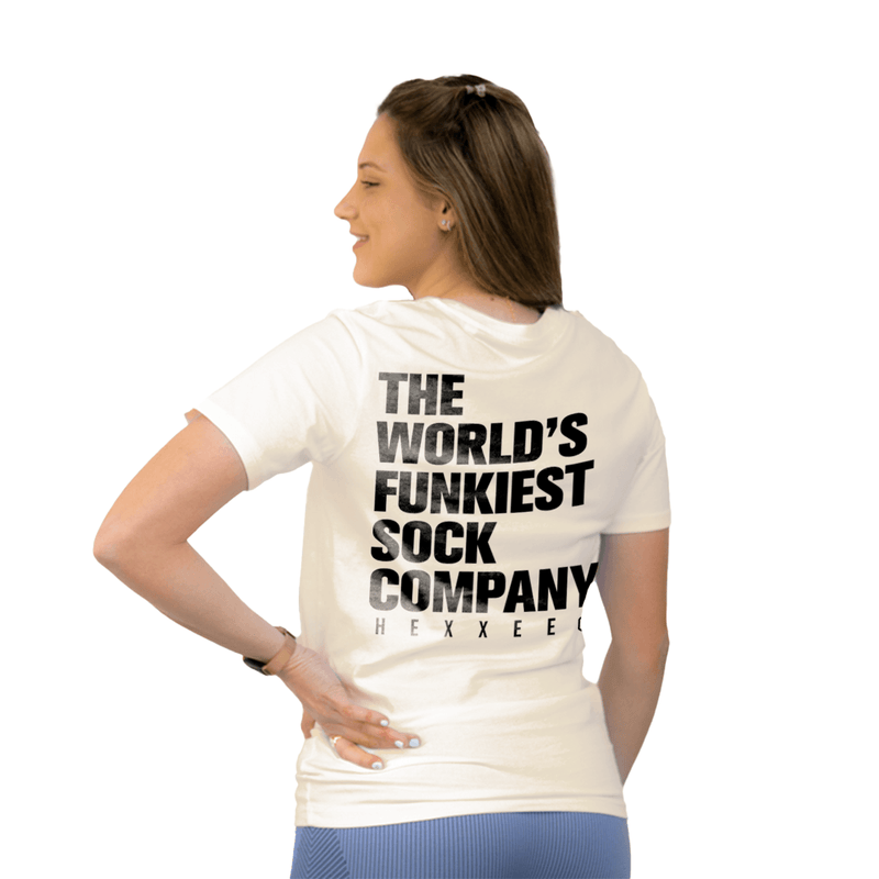 T-Shirt in Cotone Organico 'The World's Funkiest Sock Company'