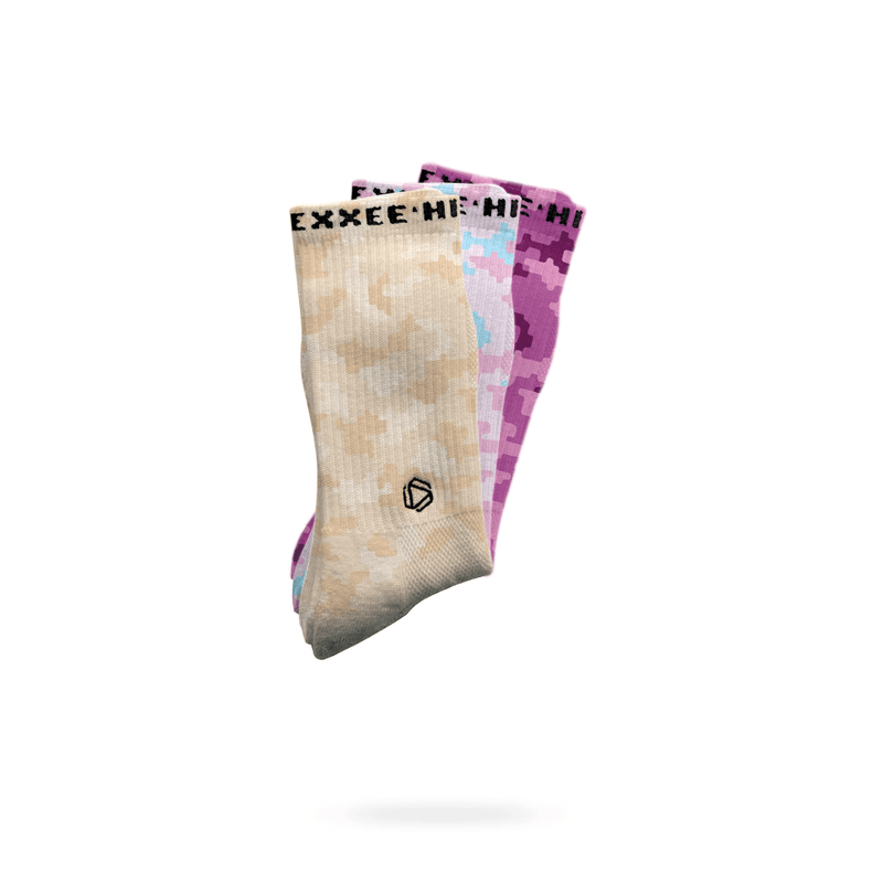 Confezione Halo Digital Camo (Rosa&Blu/Deserto/Viola)