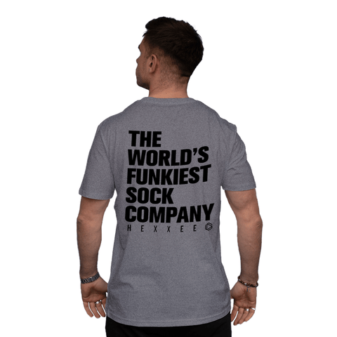 T-Shirt in Cotone Organico 'The World's Funkiest Sock Company'