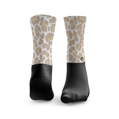 Calzini Leopardati Pastello Pro Performance