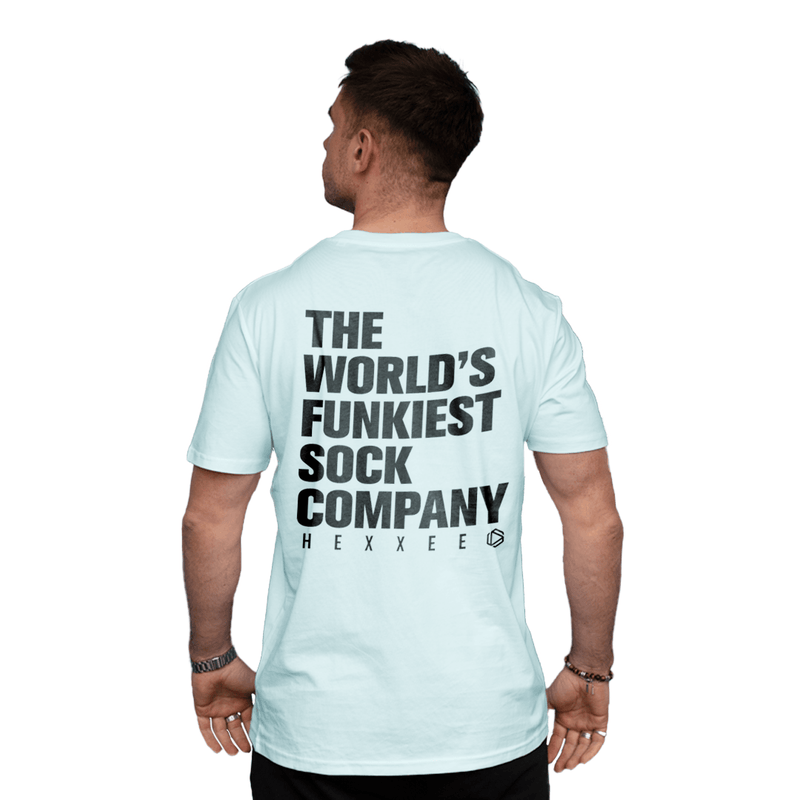 T-Shirt in Cotone Organico 'The World's Funkiest Sock Company'