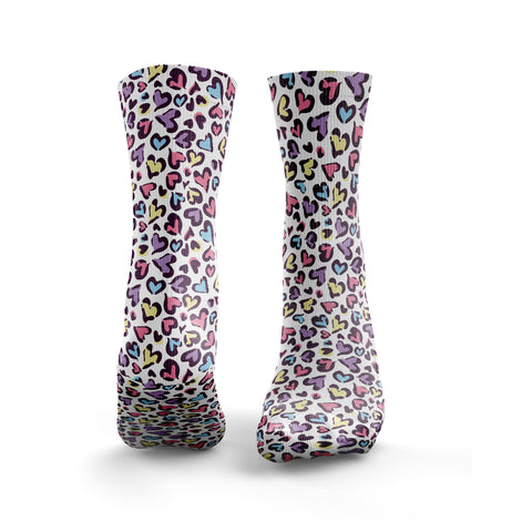 Calzini Leopardati a Cuore