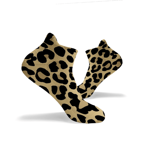 Calzini alla Caviglia Stampa Leopardata