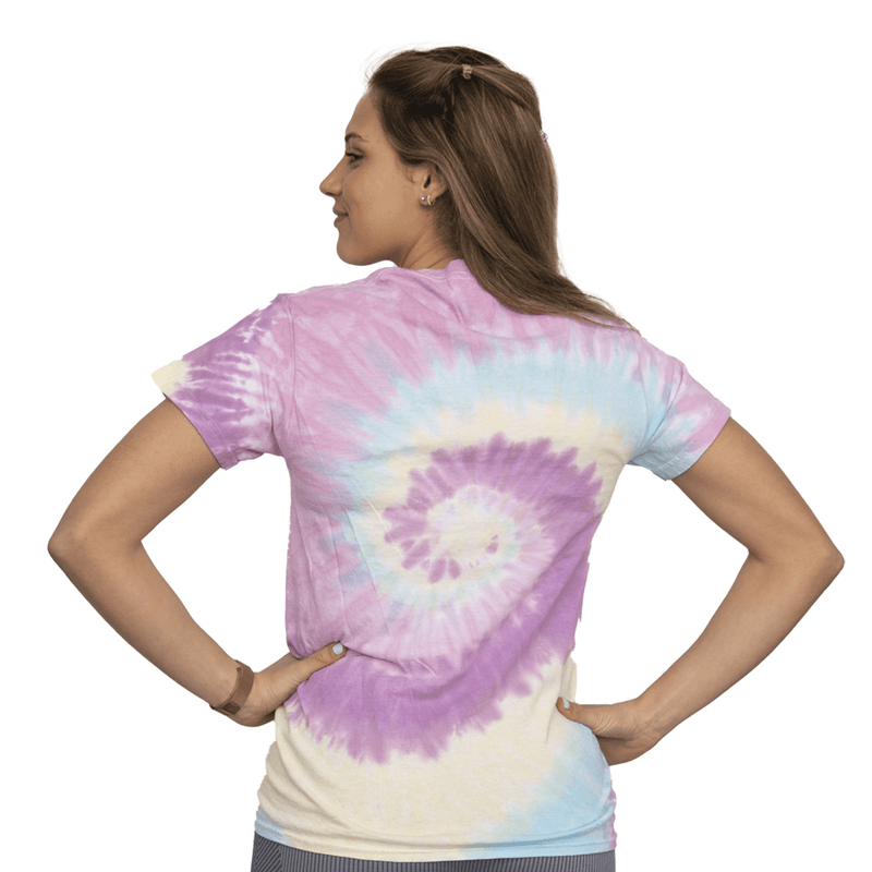 T-Shirt Tie-Dye Vortice Pastello