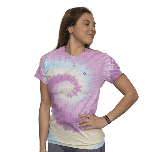 T-Shirt Tie-Dye Vortice Pastello
