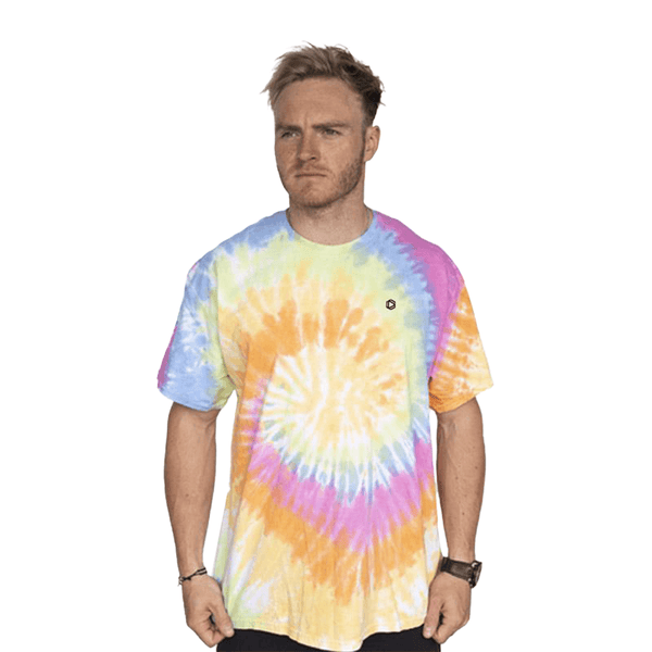 T-Shirt Tie-Dye Vortice Arcobaleno