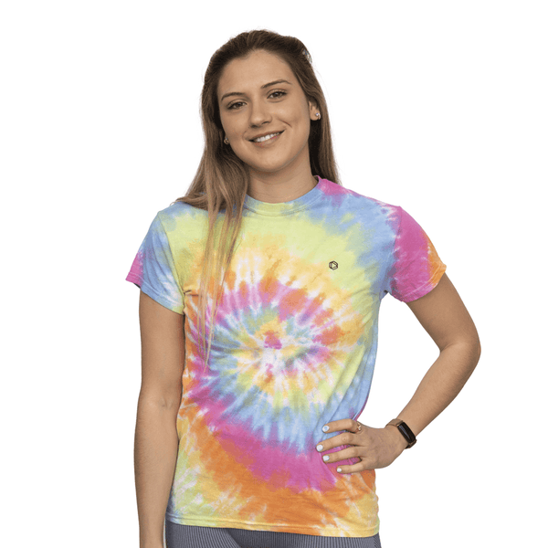 T-Shirt Tie-Dye Vortice Arcobaleno