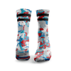 Azzurro Grigio Chiaro & Rosso