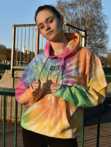 'Sketchy' Rainbow Swirl Hoodie