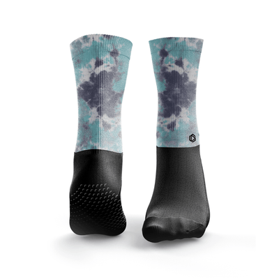 Tie-Dye Blu Scuro & Verde Acqua Pro Performance