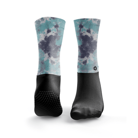 Tie-Dye Blu Scuro & Verde Acqua Pro Performance