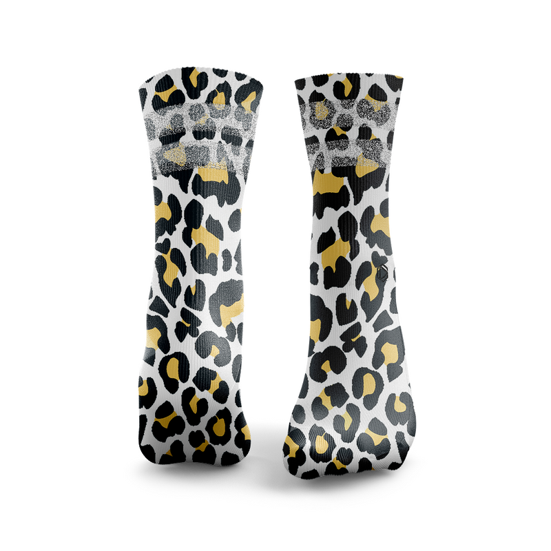 Calzini Stampa Leopardo Glitter