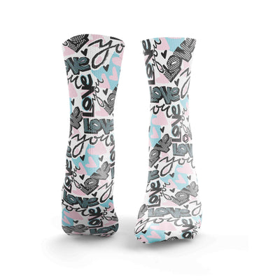 Calzini Love You Graffiti