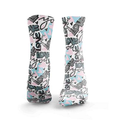 Calzini Love You Graffiti